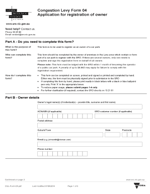Congestion Levy Form 04