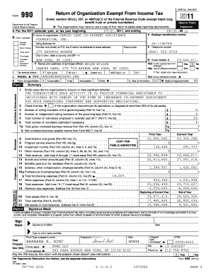 Form 990 Return of Organization Exempt From Income Tax