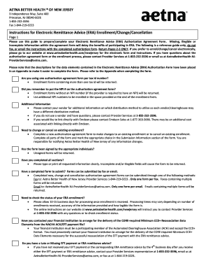 Electronic Remittance Advice Authorization Agreement