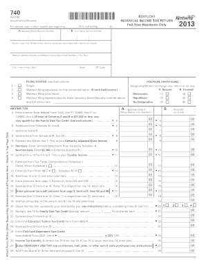 Kentucky Individual Income Tax Return