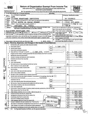 Form 990 Return of Organization Exempt From Income Tax