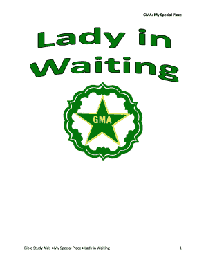Lady in Waiting Bible Study Guide