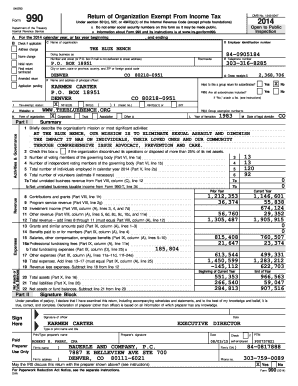 Form 990 2014