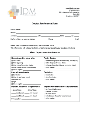 Form preview