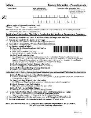 Medicare Supplement Insurance Application