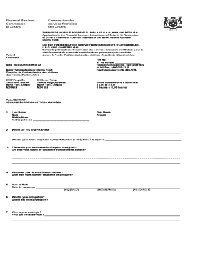 Ontario Driver's Licence Restoration Application