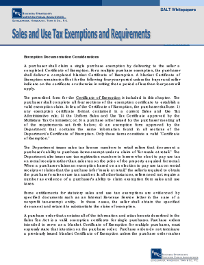 Michigan Sales and Use Tax Certificate of Exemption