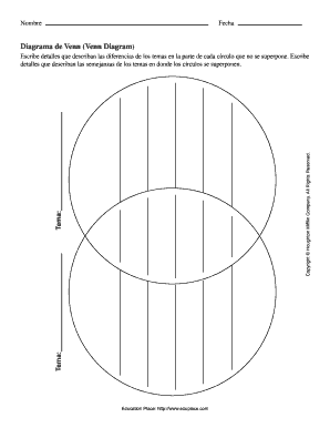 Venn Diagram Worksheet
