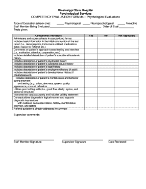 Competency Evaluation Form 4 - apa