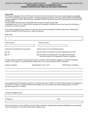 OFFICE OF RESEARCH COMPLIANCE ADMINISTRATION UNIVERSITY OF