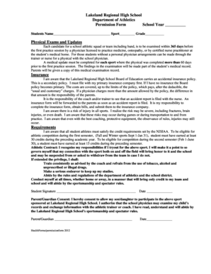 Microsoft form templates - Students Name Sport Grade - lakeland k12 nj