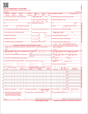 Health Insurance Claim Form