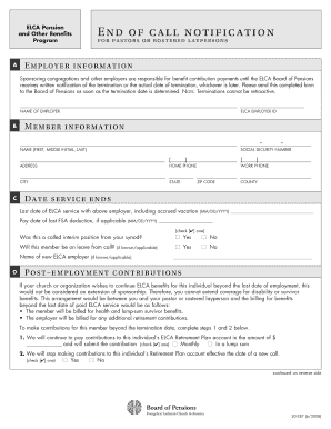 End of call notification - swmnelcaorg