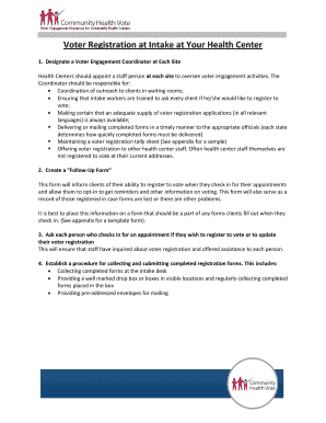 Voter Registration Form