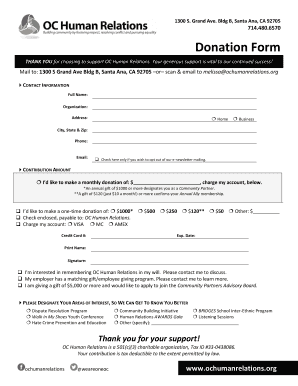 Donation Form