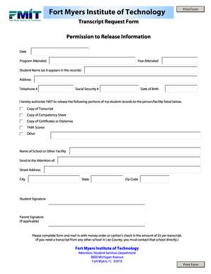 Customer satisfaction form - Fort Myers Institute of Technology - fortmyerstech