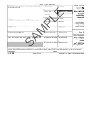 Form W-2G