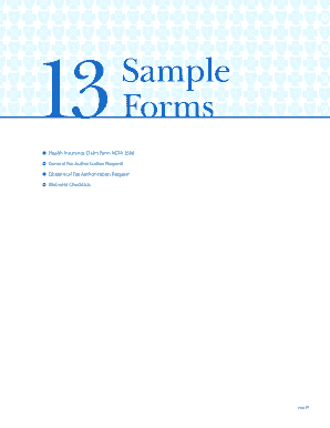 Health Insurance Claim Form HCFA 1500
