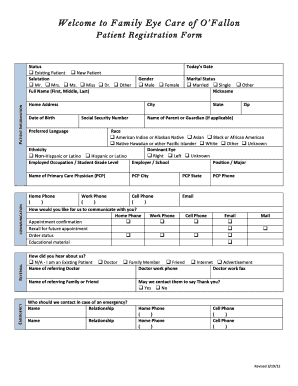 Patient Registration Form