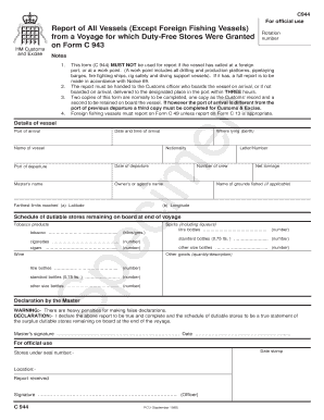 Customs Report of All Vessels