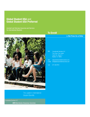 Global Student USA Insurance Enrollment Form