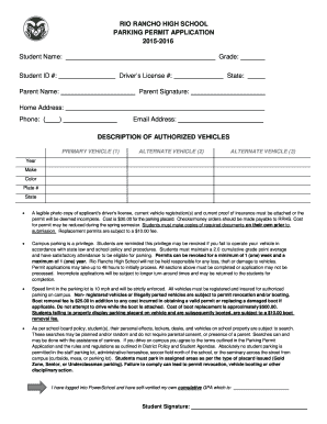 Wsu admission letter - rio rancho high school parking pass