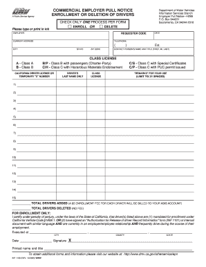 California Employer Pull Notice