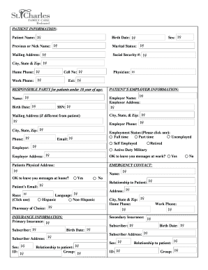 Patient Registration Form