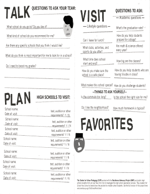 High School Application Guide