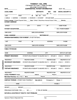Patient Intake Form