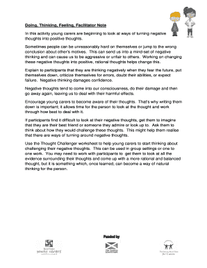 Thought Challenger Worksheet
