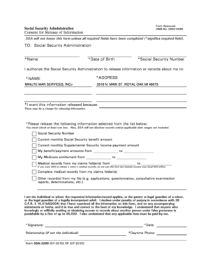 Consent for Release of Information