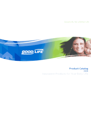 Good Life Product Order Form