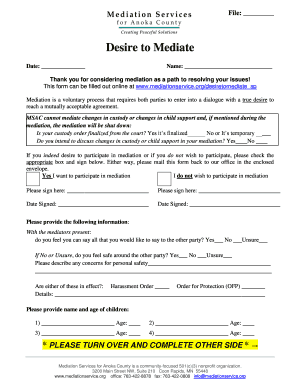Desire to Mediate Form