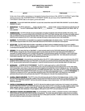 Program design template - In the event of any conflict inconsistency or incongruity - northwestern