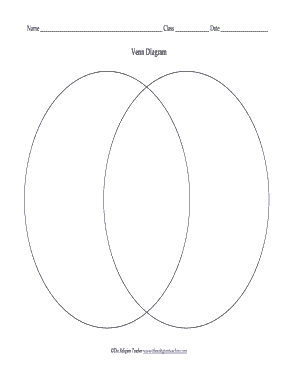 Venn Diagram Worksheet