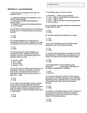 DCQ Exam 2 – Law and Business