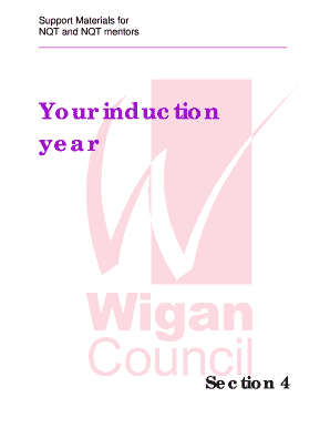 NQT Induction Year Objectives and Action Plan