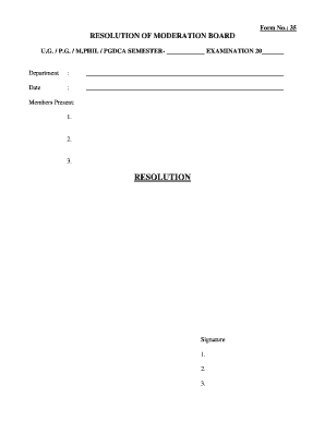 Fillable Online gacbhawanipatna RESOLUTION OF MODERATION BOARD ...