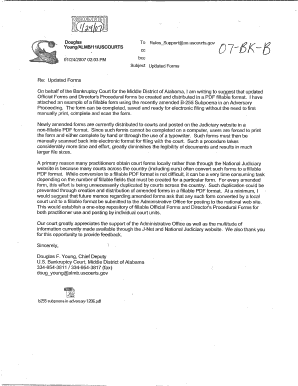 Subpoena in an Adversary Proceeding