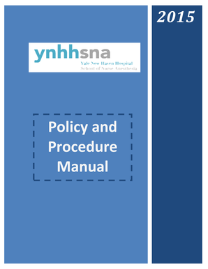 Policy and Procedure Manual - hsrsnacom