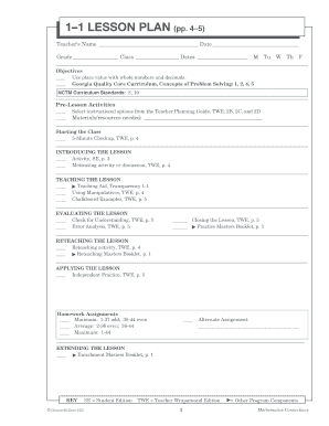 Lesson Plan Template