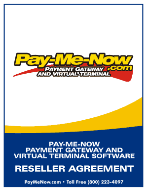 PayMeNow Reseller Agreement