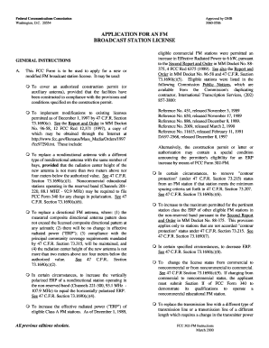 FCC Form 302-FM