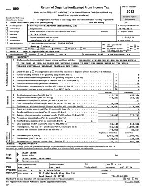 Form 990 Return of Organization Exempt From Income Tax