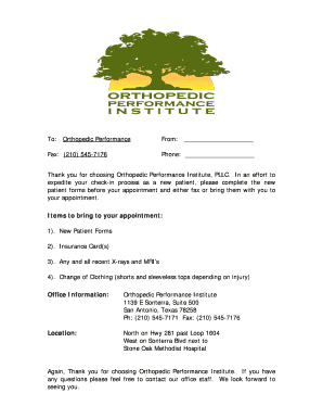 New Patient Forms