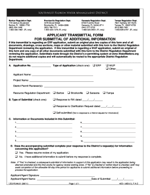Florida Applicant Transmittal Form