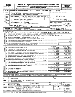 Form 990 2012
