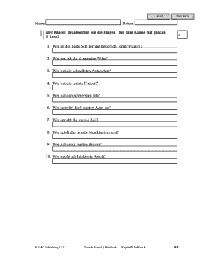 Klassenumfrage Formular