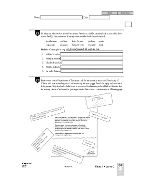 Exercice de langue française